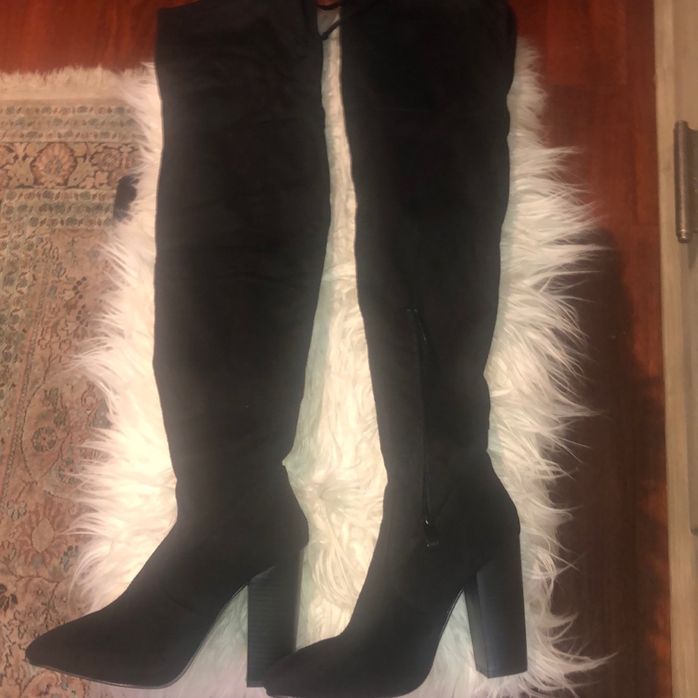 Black Timesize Over the knee Boots